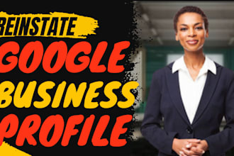 reinstate and fix google my business profile suspended gmb gbp