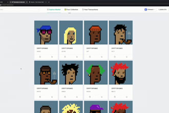design crypto exchange web3 blockchain defi dao, p2e or ico website