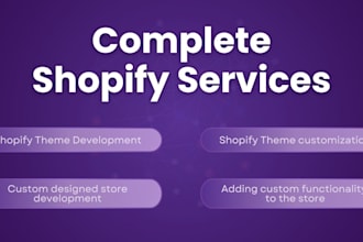 be your dedicated shopify developer and custom coding shopify expert