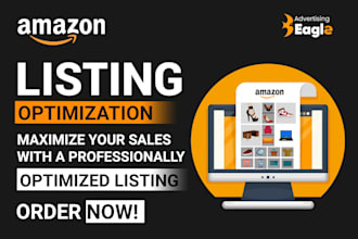 write amazon listing SEO description and will do amazon listing optimization