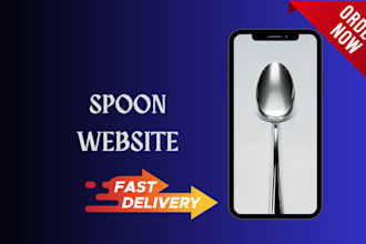 design spoon website for your restaurant business