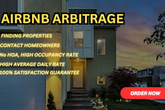 find airbnb arbitrage property in US, UK and canada