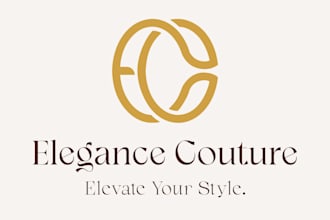 make sleek and timeless logo design for your brand