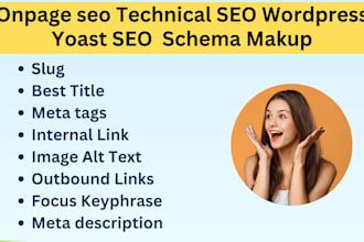 onpage seo with rank math yoast plugin and optimize score