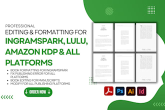 format, reformat for ingram spark, ingramspark, create KDP low content, journal
