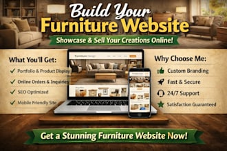 build furniture website carpentry website furniture interior design website