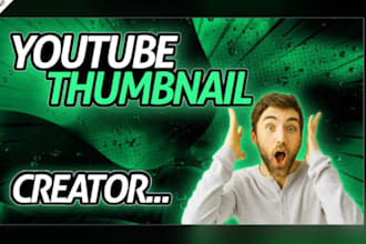 create a attractive youtube thumbnail