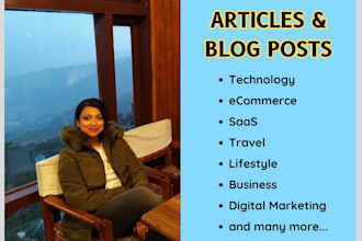 write and publish SEO optimized articles and blogs with images