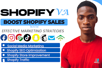 be shopify va, shopify manager, shopify dropshipping marketing to boost sales