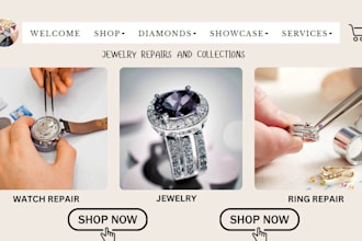 design sleek jewelry shopify store jewelry repair store jewelry shopify website
