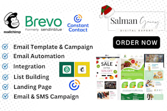 design brevo, sendinblue, constant contact, email marketing as mailchimp expert