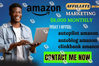 create autopilot amazon affiliate website with autoblog, clinkbank autopilot