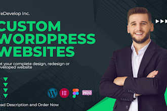 design, redesign wordpress website development elementor pro expert kadence pro