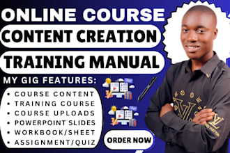 create ebook online course content course creation course curriculum ppt slides
