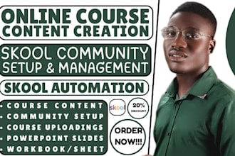 create skool healthcare ebook online course content course creation curriculum