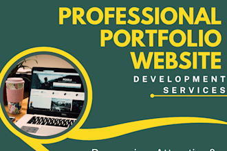 create a modern and responsive personal portfolio website