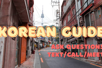 kindly answer to your questions about korea as a local