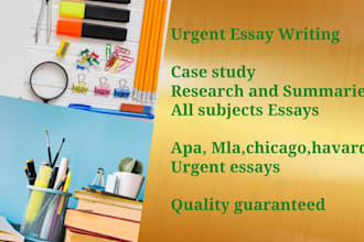 do urgent essay writing and urgent essay writers services