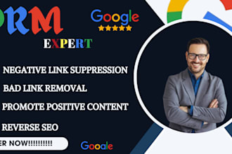 delete negative links, bad links from google, no removal no payment, ORM expert