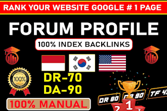 do 15500 social networks and forum profile SEO backlinks