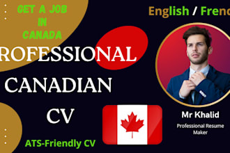 create an ats optimized canadian CV for job applications and immigration