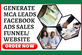 provide verified mca leads, business loan, merchant cash advance leads