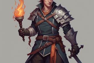 do dnd character art illustration commissions