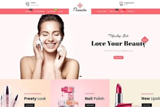 build highly profitable skincare beauty shopify website makeup cosmetics store