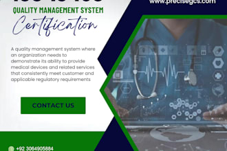 deliver iso 13485 qms, ce mark, eu rep, eudamed srn, mdr technical documents