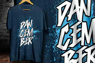 create trendy t shirt design