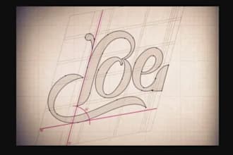 do handmade ambigram and minimalist design