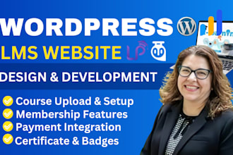 build wordpress membership website lms website with learndash tutor lms