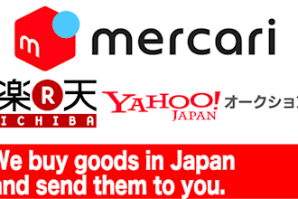 purchase and send the goods to japan on your behalf