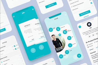 create job portal app, job training app, job listing app, job searching app