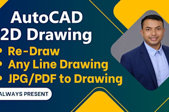 do professional 2d autocad drawings, drafting and floor plans