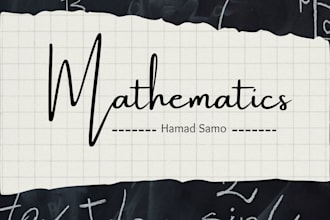 be your tutor of calculus, statistics and linear algebra math