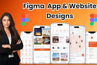 design mobile app UI UX in figma