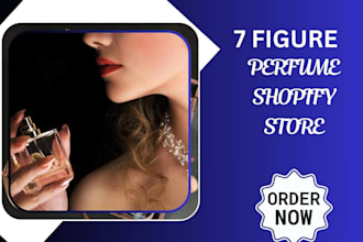 design perfume shopify store fragrance cosmetics perfume website dropshipping