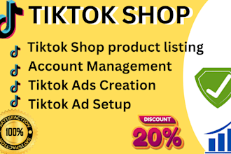 setup your tiktok shop and affiliate marketing, tiktok ads and dropshipping