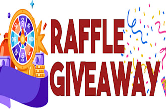 virally promote your raffle, giveaway, black friday, competition and contest