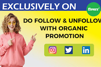 follow and unfollow instagram, twitter remove fake followers