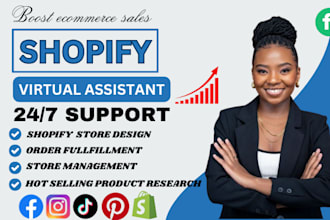 shopify virtual assistant shopify manager for shopify marketing, cro, UK, USA