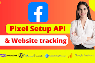 setup or fix facebook pixel conversion API,ga4, google ads conversion tracking