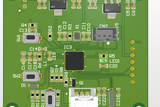 pcb schematic and layout development