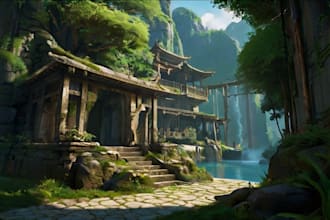 environment concept art landscape design