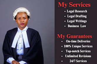 assist in tax laws, legal research, legal drafting and legal writing