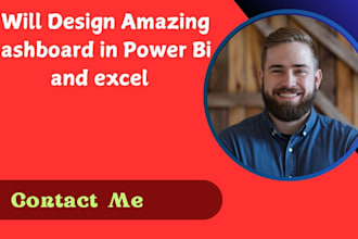 design custom excel and powerbi spreadsheets or templates and dashboard
