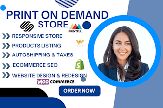revamp wordpress woocommerce elementor pro website shopify printful printify