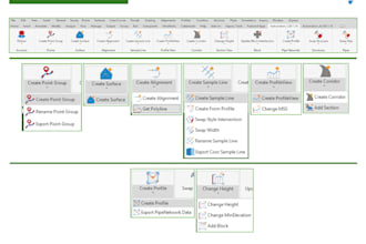 custom plugins for autocad, civil 3d and revit to automate your workflow