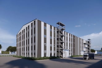 design 2d or create 3d factory, industrial building, office